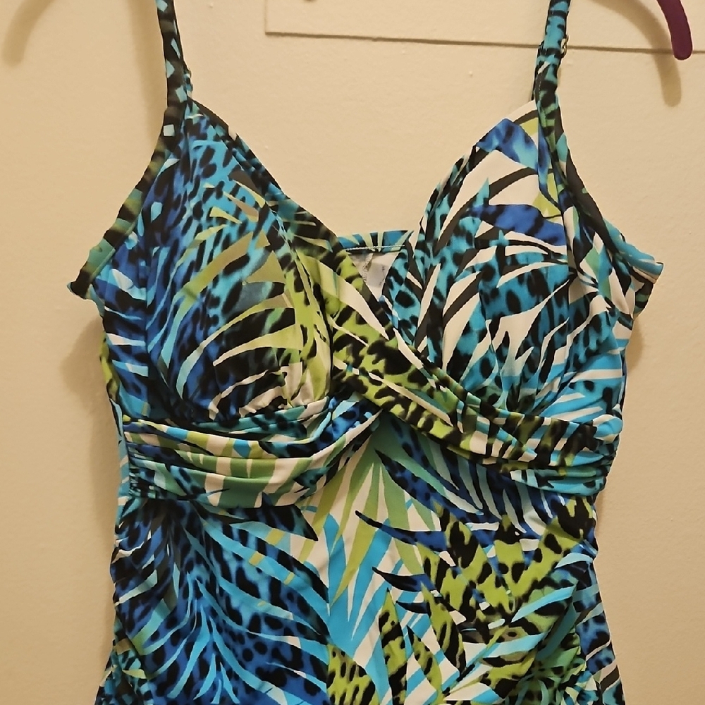 Tropical Print Swimsuit
